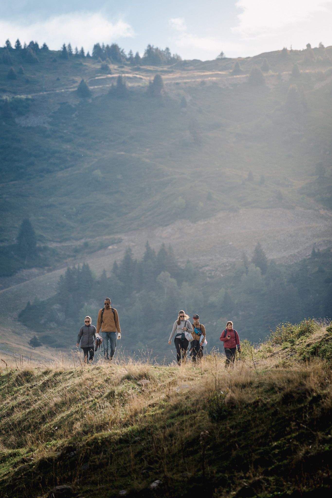 Glomads en randonnée aux Saisies