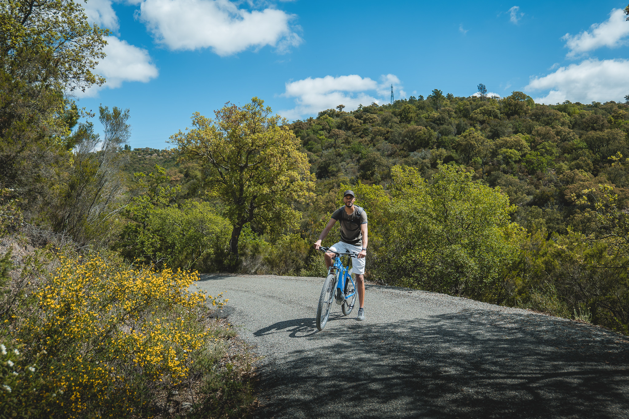 Randonnée en VTT électrique à Grimaud