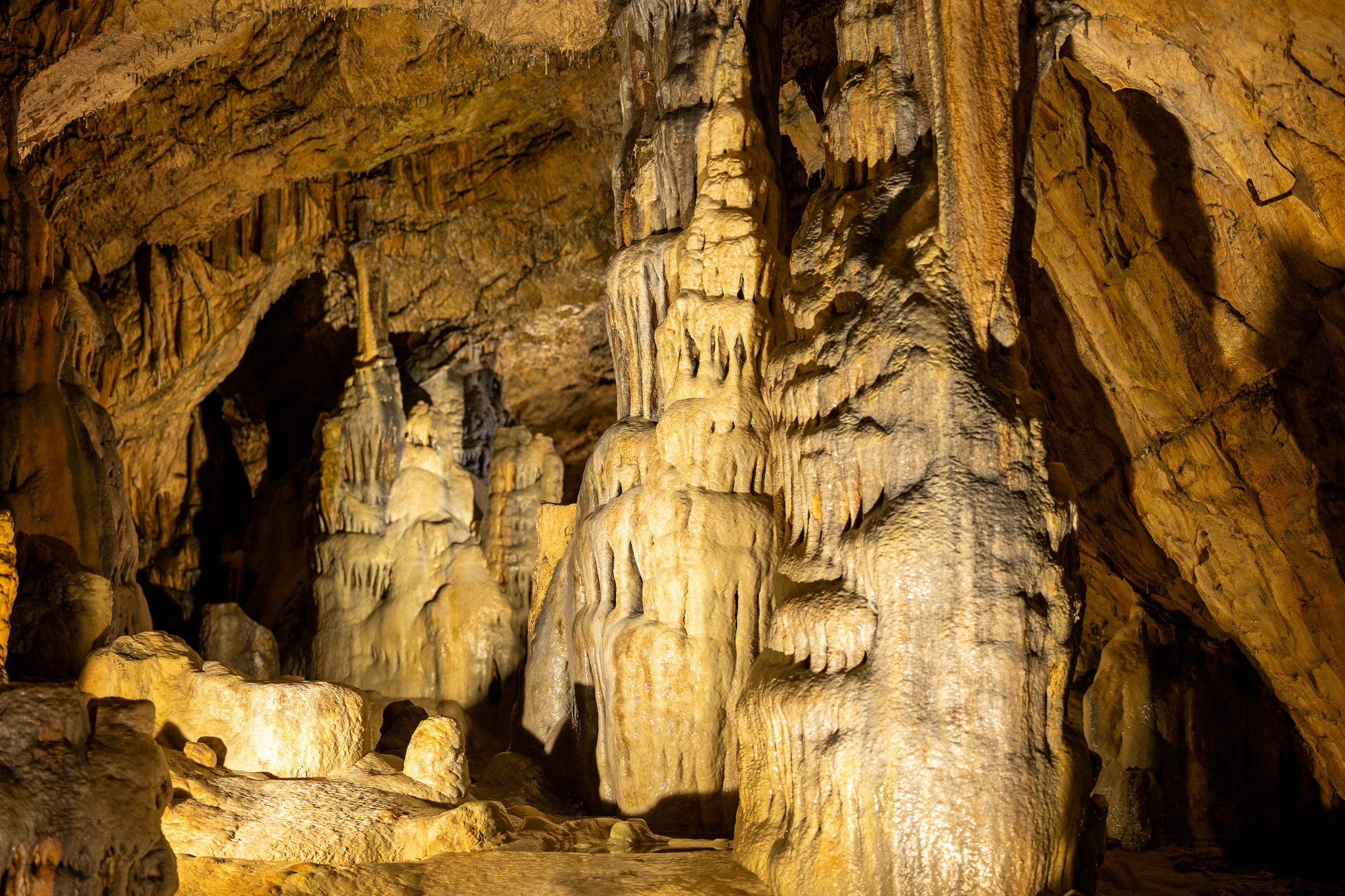 Formations dans la grotte d'Osselle