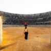 vue sur l'intérieur des Arènes de Nîmes