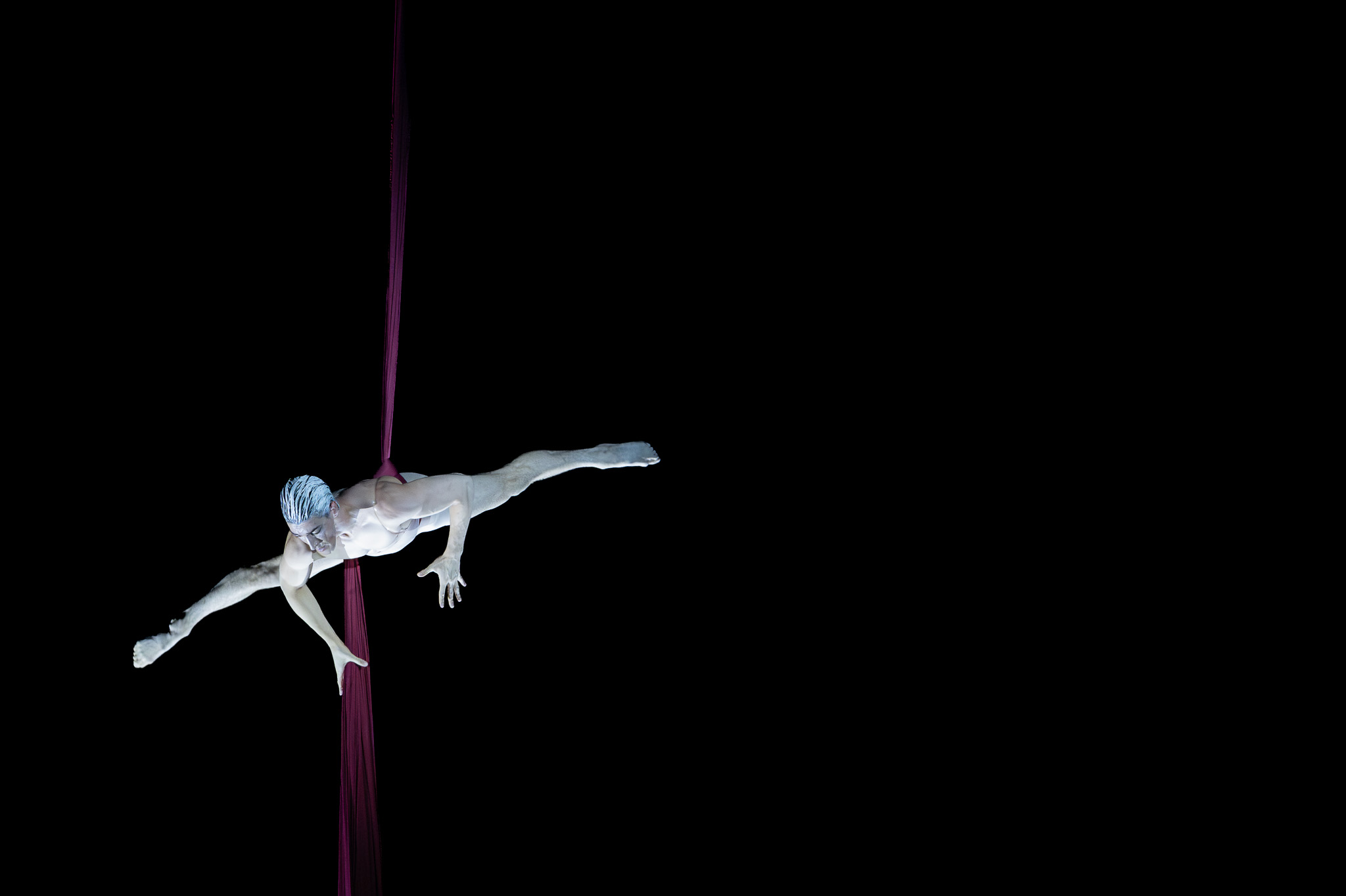 Scène du spectacle le Rêve du Gladiateur dans les Arènes de Nimes
